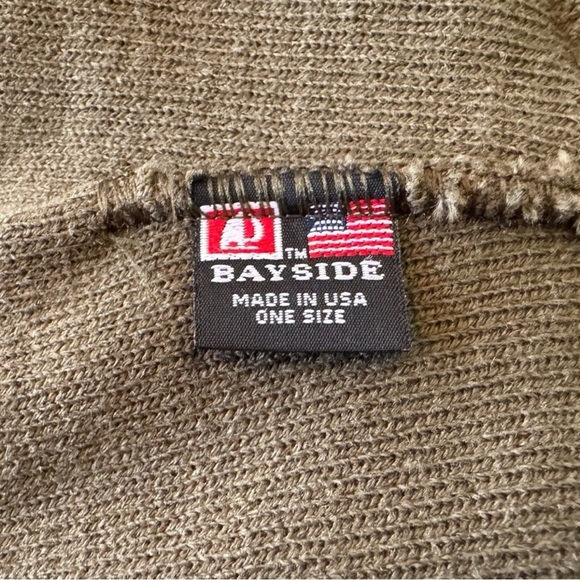 Bayside Olive Green Beanie – “Assholes Live Forever” ALF Patch – Made in USA - Picture 6 of 8
